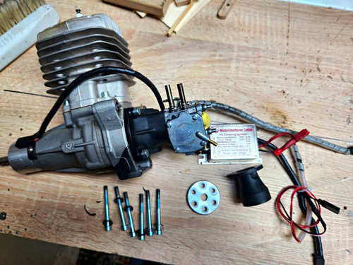 Motor 75ccm mit zündung - 3w,
